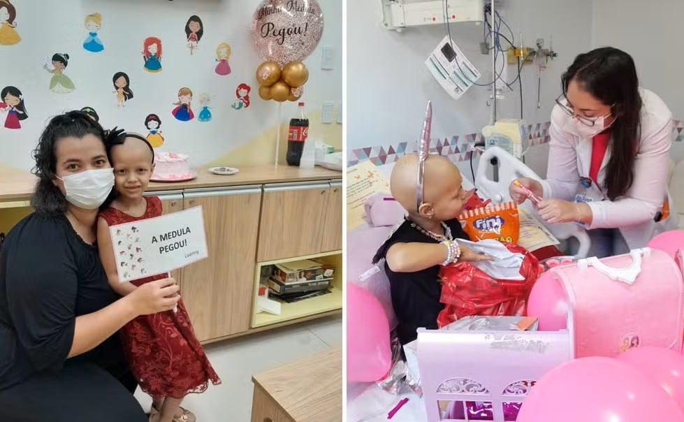 “Deus me mostrou que o impossível pode acontecer”, diz mãe de menina que venceu 2 cânceres